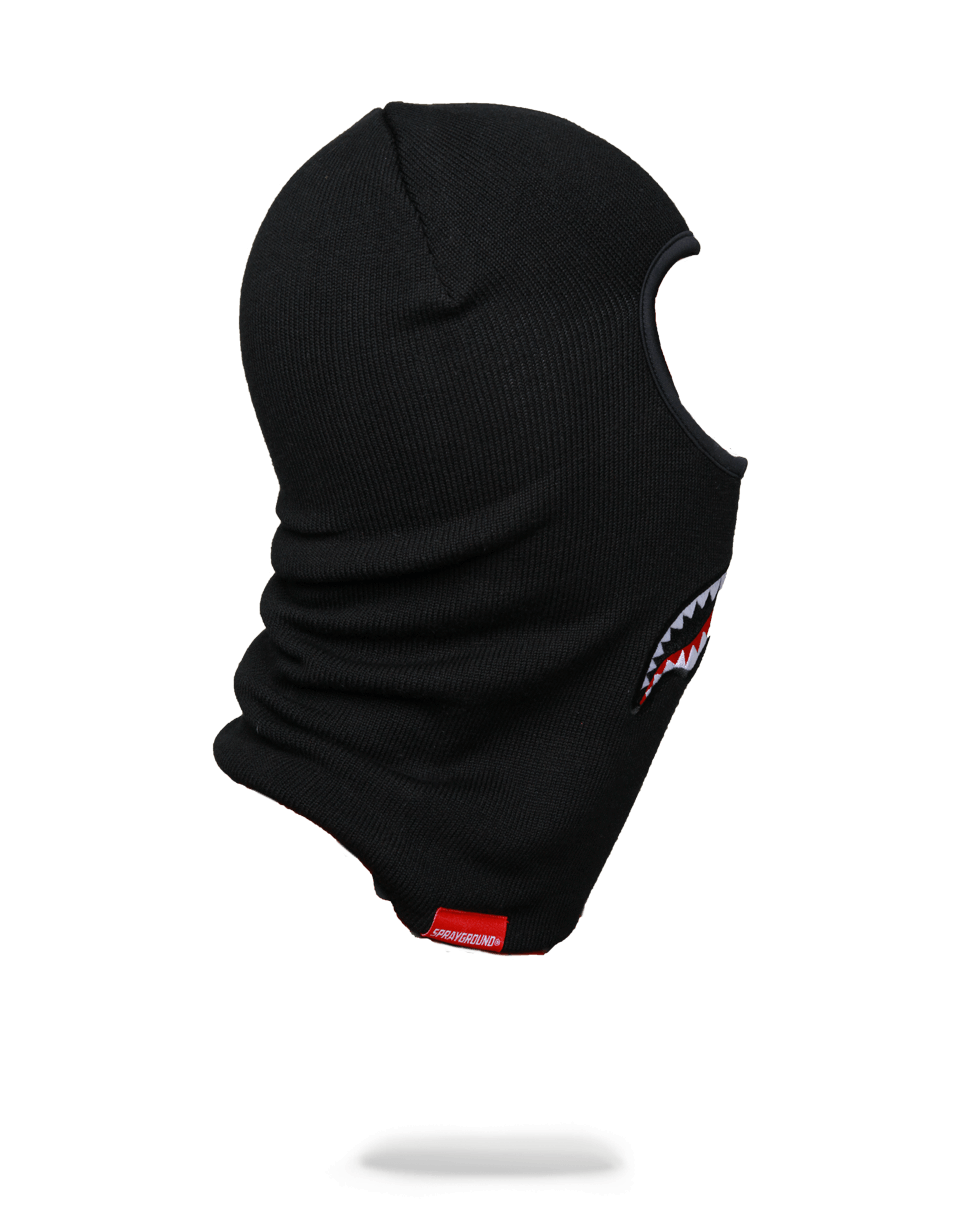 BLACK SHARKMOUTH SKI MASK