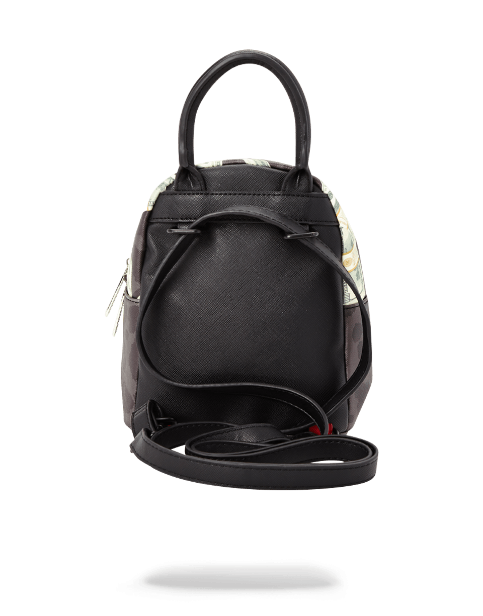 MONEY ON BLACK LEOPARD PRINT MINI