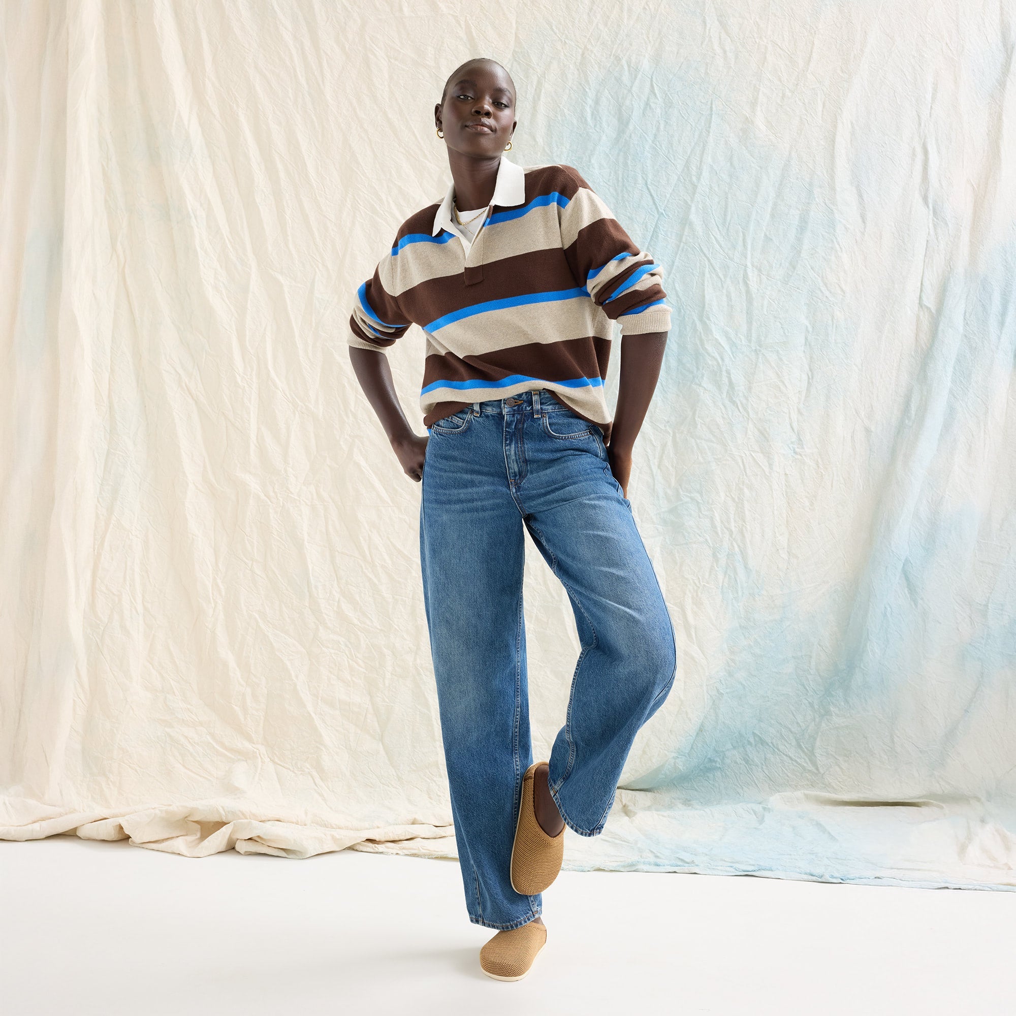 The Casual Clog - Wheat Raffia-Knit