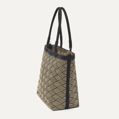 The Lightweight Zip Tote - Polar Zig Zag