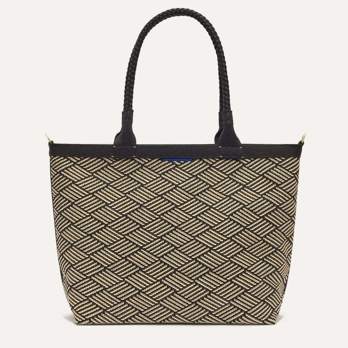 The Lightweight Zip Tote - Polar Zig Zag