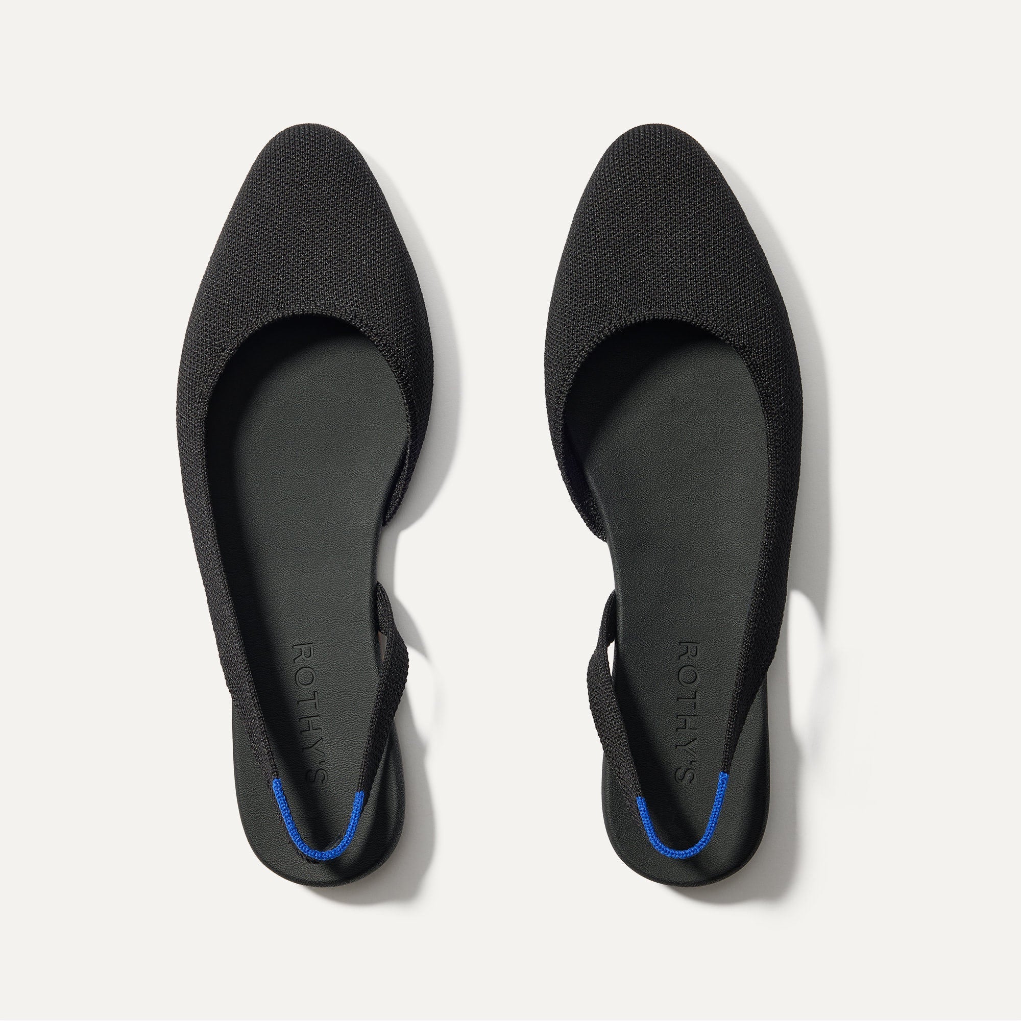 The Almond Slingback - Black