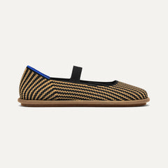 The Cruiser Mary Jane - Toffee Stripe