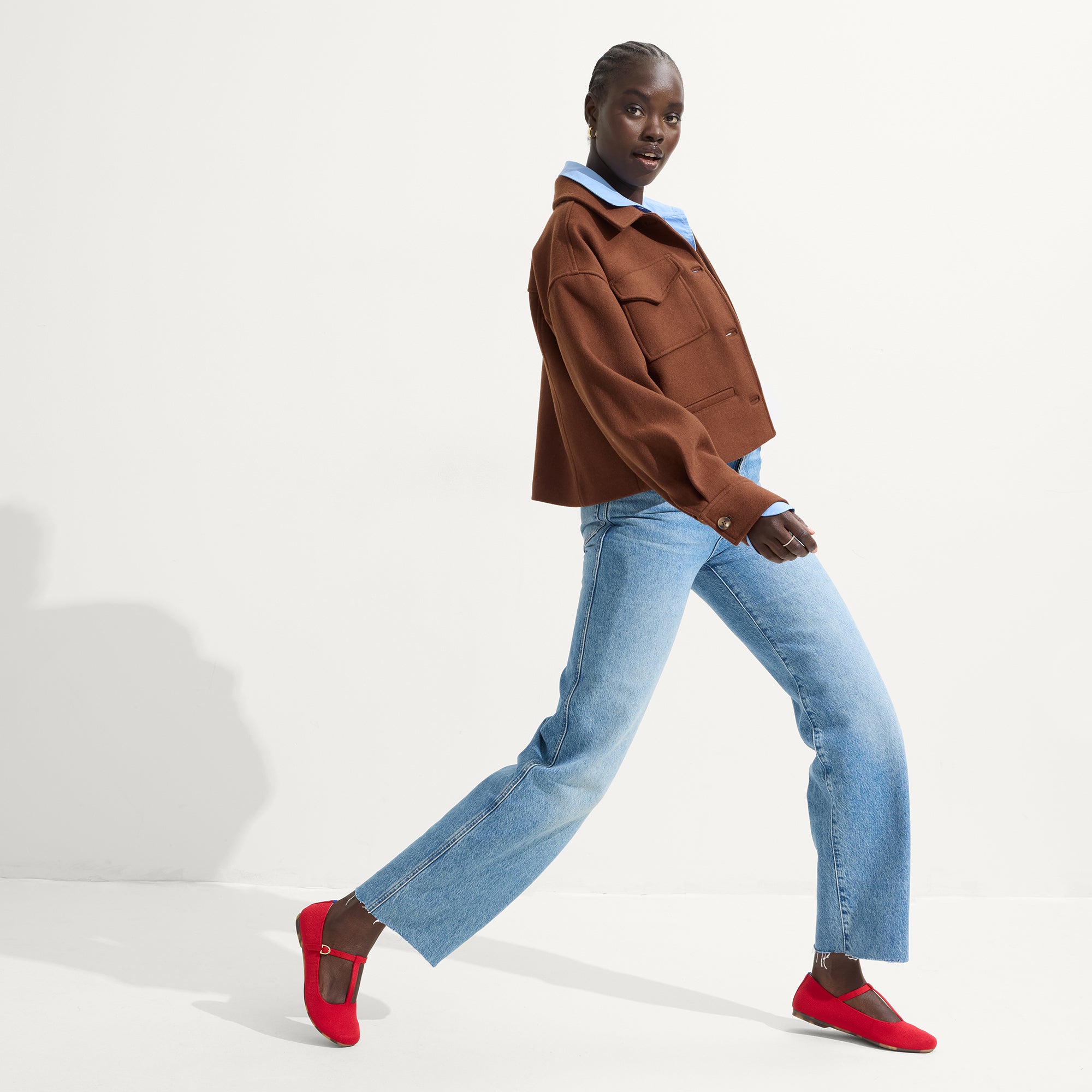 The T–Strap Mary Jane - Red Crisp