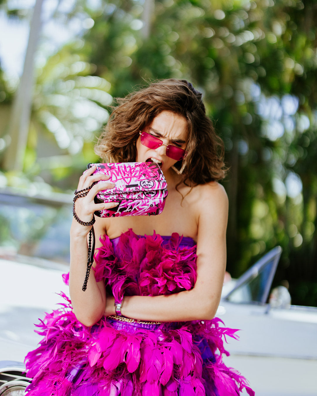 AFTERGLOW SKYGLOW SHARK HANDBAG