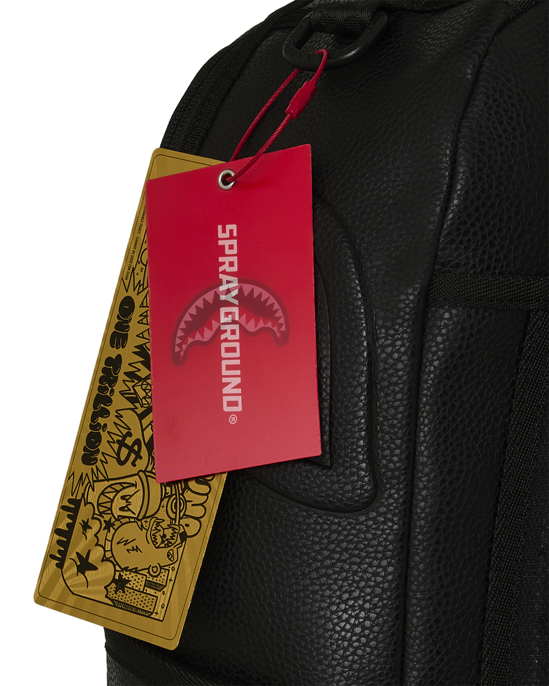 GOLDEN RESERVE METAL MONEY LOCKED HANDTAG BACKPACK